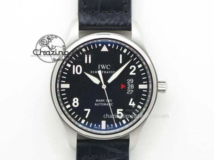 MIROTIME 0504 Big Pilot IW329701 M+F 1:1 Best Edition Black Dial on Brown Leather Strap MY RelaxedFit 7005